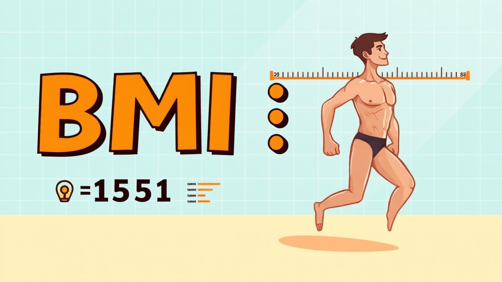 BMI 계산 공식 & 적용 예시 (cartoon 스타일)