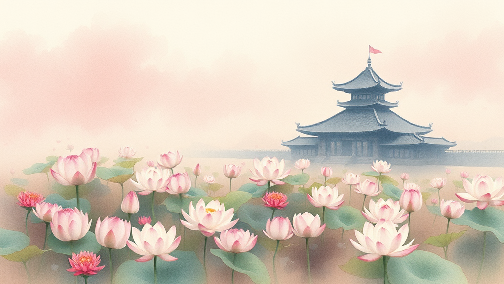 아름다운 추억을 만들 수 있는 곳 (watercolor 스타일)