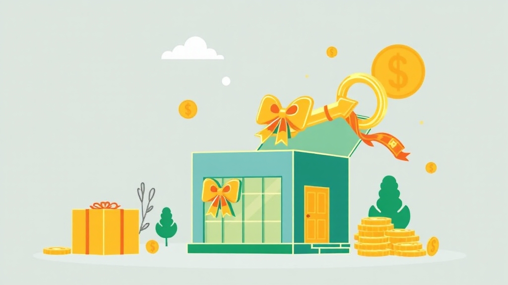 상가 증여, 세금 폭탄 피하는 법? 절세 전략 공개 (illustration 스타일)