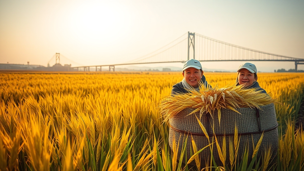 철원 오대쌀 축제란? (realistic 스타일)