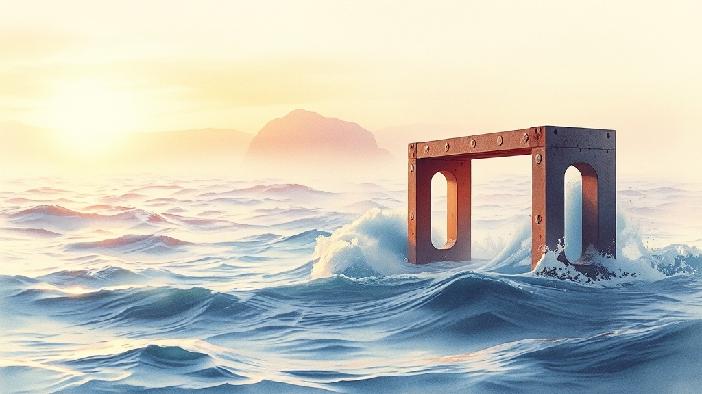 H빔 규격 및 종류 완벽 분석 (watercolor 스타일)