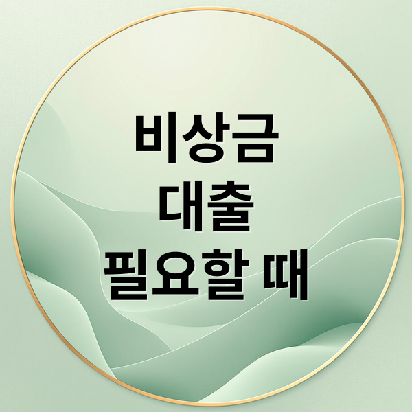 비상금
대출
필요할 때 (비상금 대출 조건 신용등급 무방문)