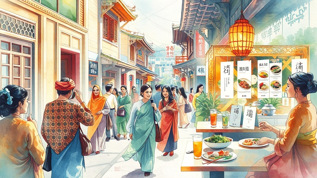 글로벌 채식 트렌드, 한국 대응 (watercolor 스타일)