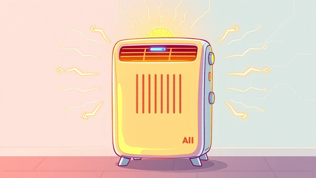 삼성 에어컨 쾌적모드 vs AI모드: 차이점과 최적 선택 가이드 (2025) 3 AI모드, 어떻게 작동할까? (cartoon 스타일)