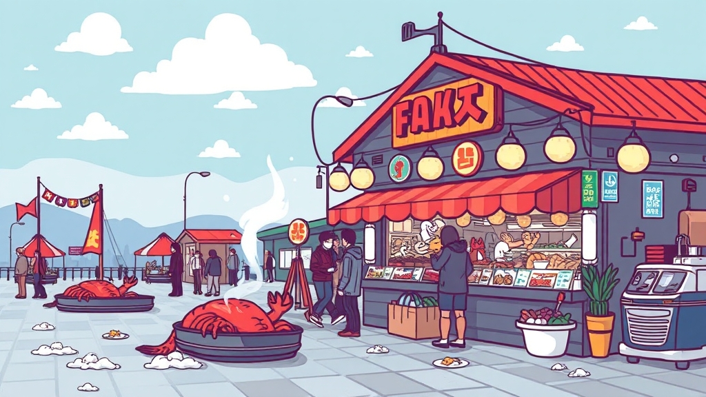 가족 모두 만족하는 맛집 (cartoon 스타일)