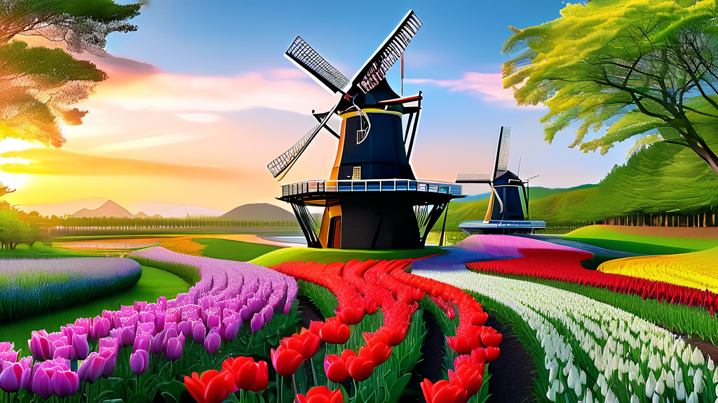 순천만 국가정원 튤립축제: 놓치면 후회할 포인트 (realistic 스타일)