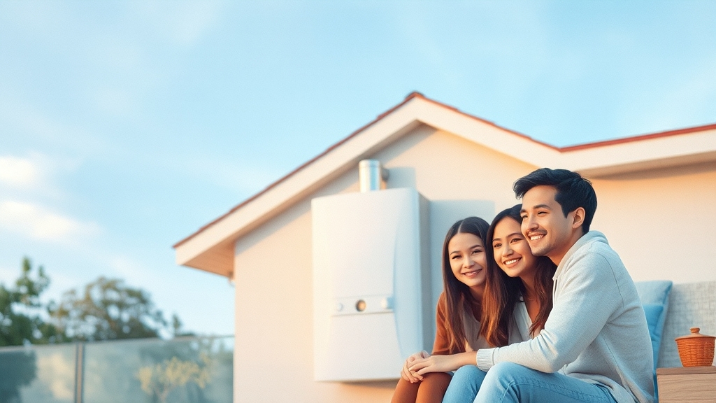 친환경 보일러, 왜 중요할까요? (watercolor 스타일)