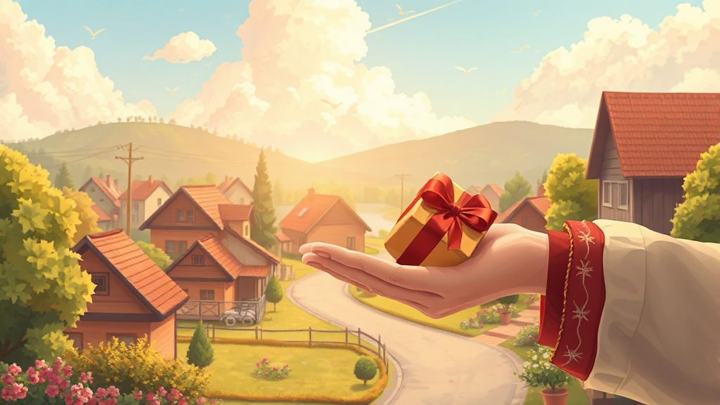 고향사랑기부제란? (realistic 스타일)