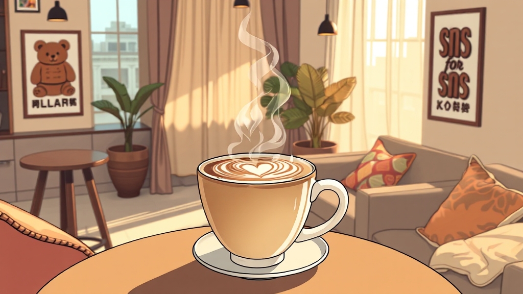 필아웃 커피, 꼭 가봐야 할 곳! (illustration 스타일)