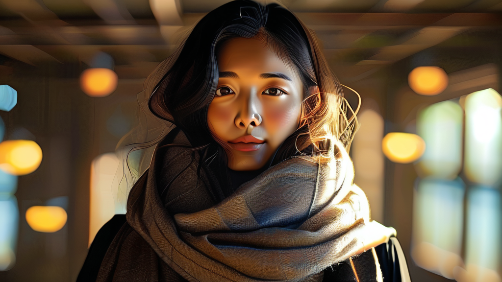 한강 작가의 글로벌 행보와 문학적 메시지 (realistic 스타일)