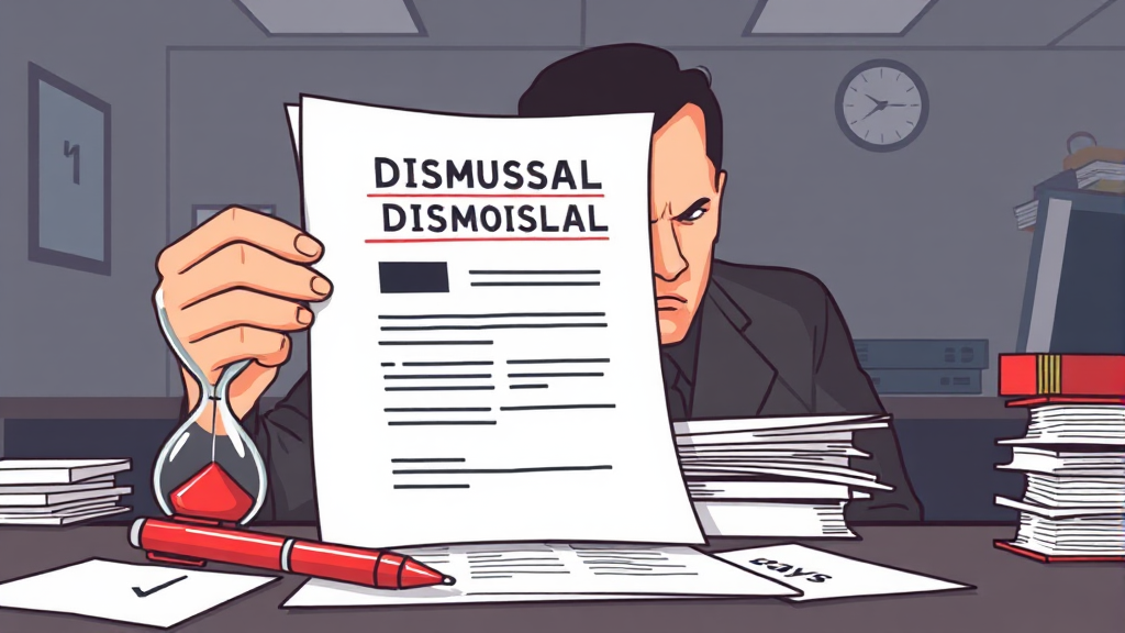 해고예고 통지서 작성 (illustration 스타일)