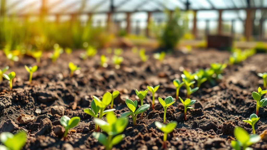 봄 수확을 앞당기는 4월 텃밭 관리 팁 (realistic 스타일)