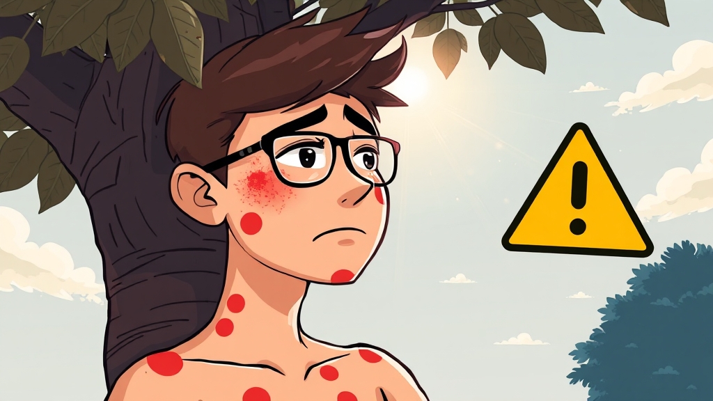 부작용 및 주의사항 (cartoon 스타일)