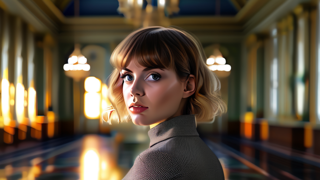 가짜 뉴스와 조작된 정보, AI 시대의 새로운 위협 (realistic 스타일)