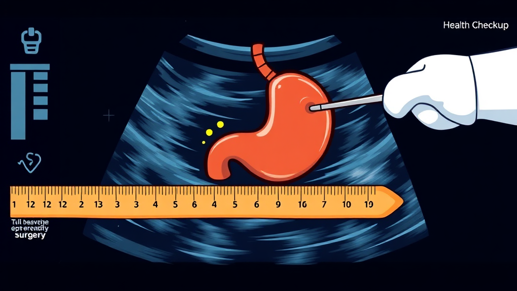 담낭용종 치료법 (cartoon 스타일)