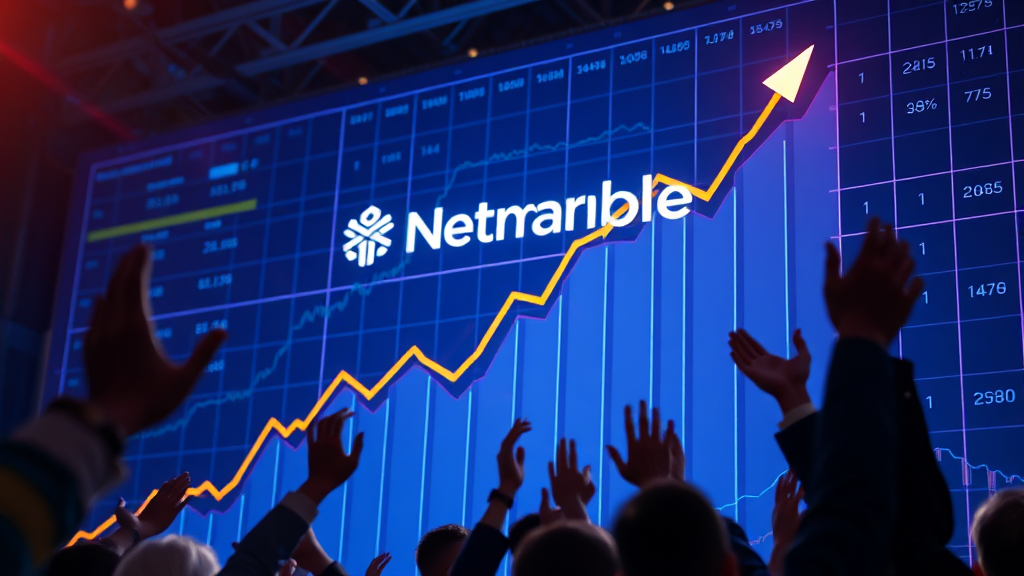 넷마블 주가 전망 (realistic 스타일)