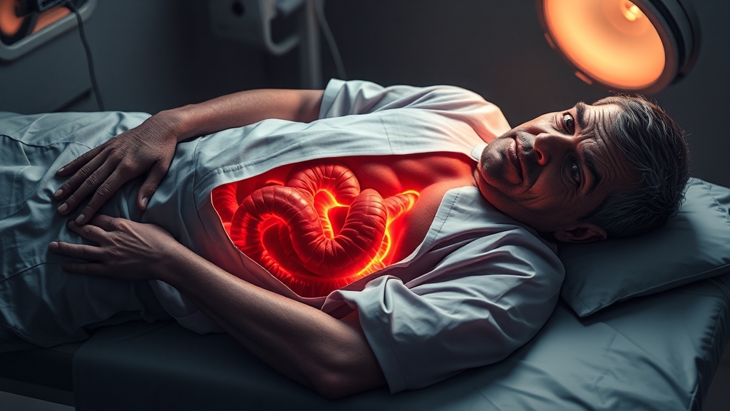 위암 초기 증상과 신호 (realistic 스타일)