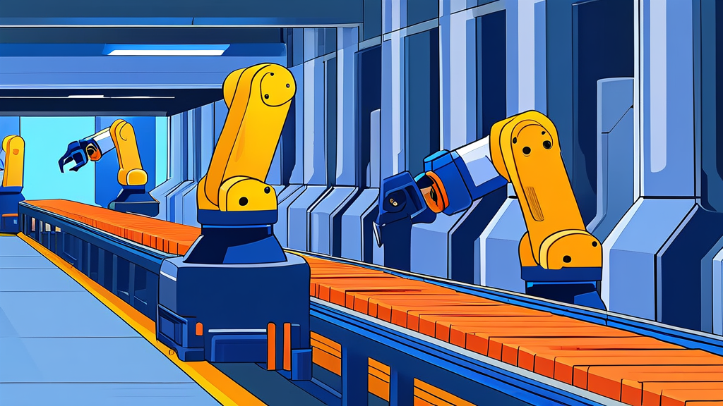 AI 도입, 산업별 생존 전략은? (cartoon 스타일)