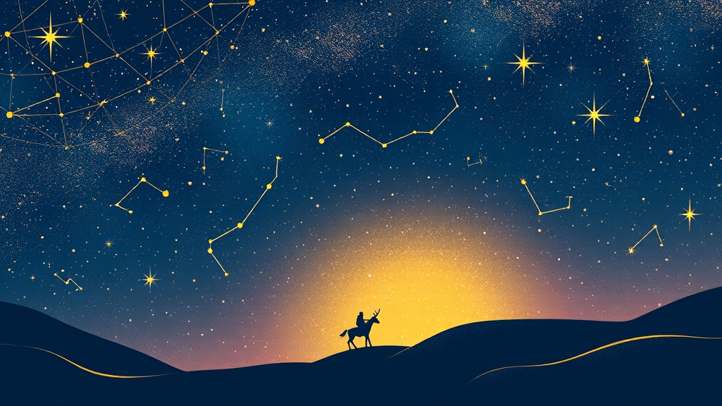 별자리별 운세 (illustration 스타일)