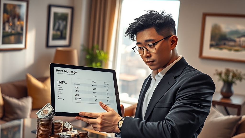 주택담보대출 금리 및 조건 (realistic 스타일)