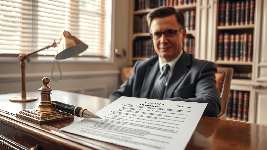 차용증 작성의 중요성 (realistic 스타일)