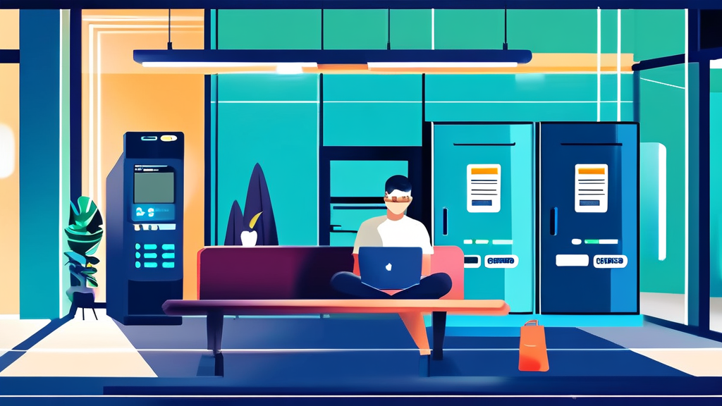 인터넷뱅킹 이용 가능 시간 상세 안내 (illustration 스타일)