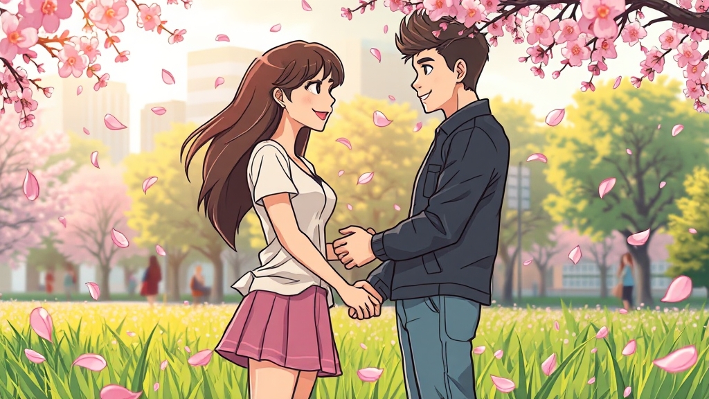 FWB, 사랑으로 피어날 수 있을까요? (cartoon 스타일)