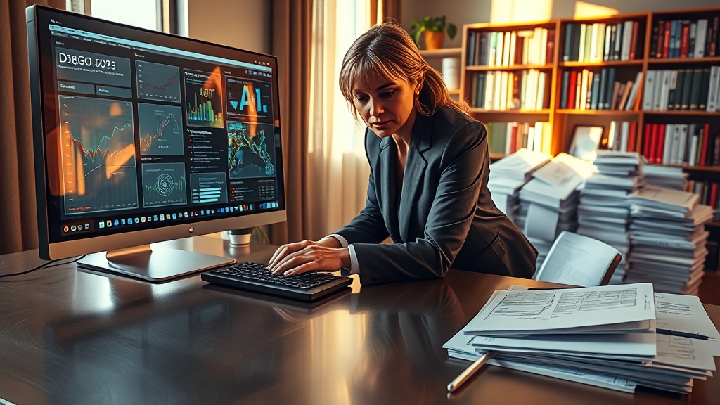 AI 자동화 부업 트렌드와 전망 (realistic 스타일)