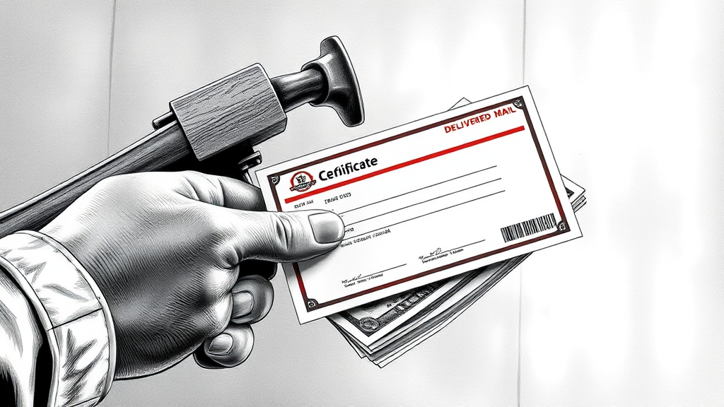 내용증명, 법적 효력이 있을까? (realistic 스타일)