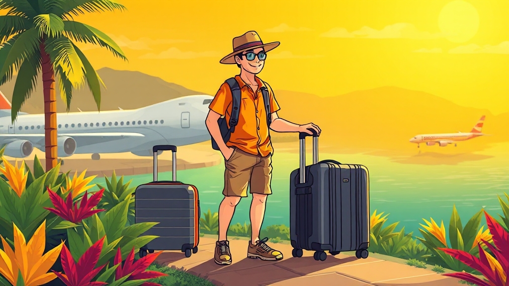 여행객 선호 요인 및 새로운 트렌드 (cartoon 스타일)