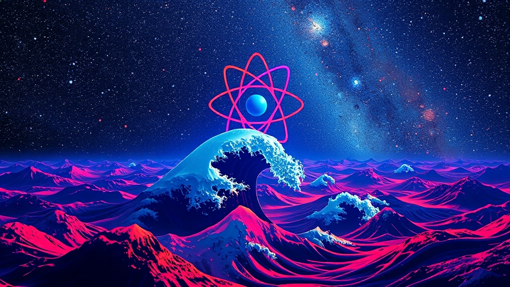 순환 우주론: 영원한 팽창과 수축의 반복 (popart 스타일)