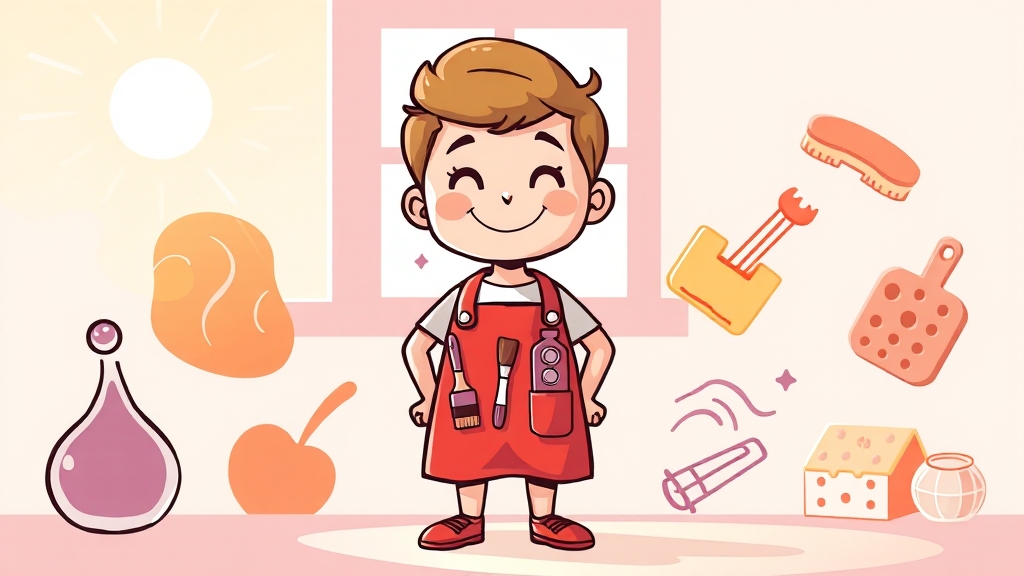 신청 방법, 어렵지 않아요! (cartoon 스타일)