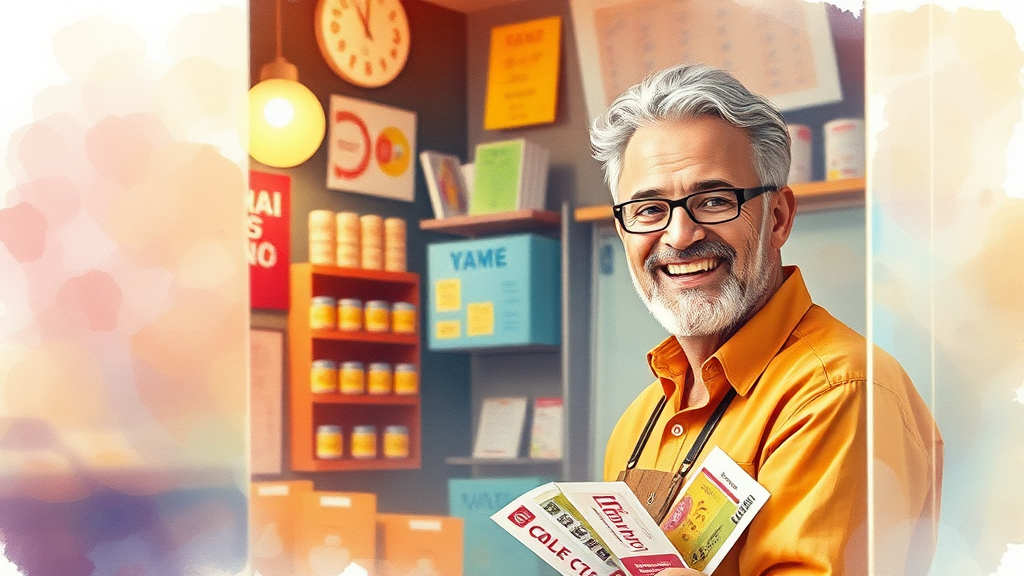 로또 판매점 현실적인 운영 팁 (watercolor 스타일)