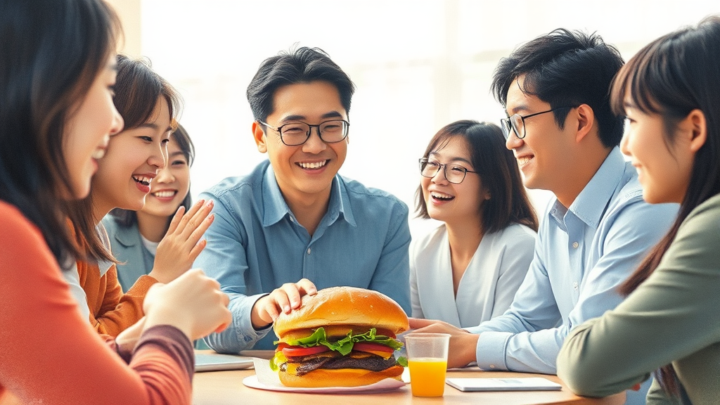 영원히 기억될 영철버거 (watercolor 스타일)