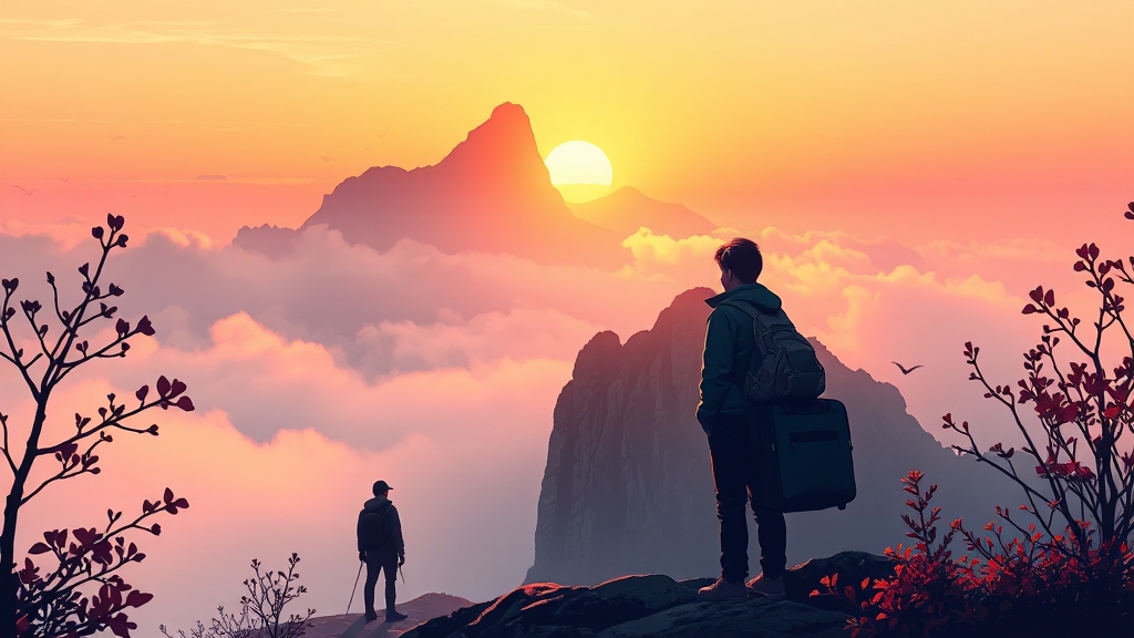 사파 여행 준비: 필수 정보 (illustration 스타일)