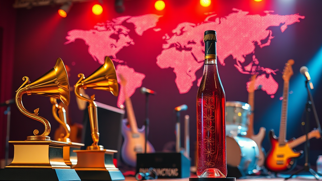 2026 그래미 어워드 트렌드 분석 (realistic 스타일)