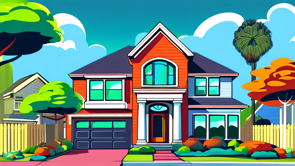 구조조정의 효과와 시장 영향 (cartoon 스타일)