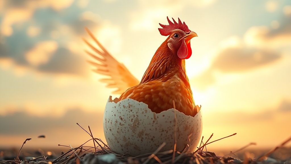 2026년 닭띠 총운 (realistic 스타일)