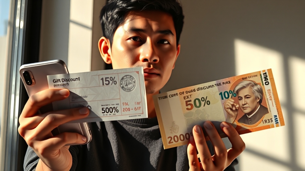 지류형 vs 디지털 비교 (realistic 스타일)