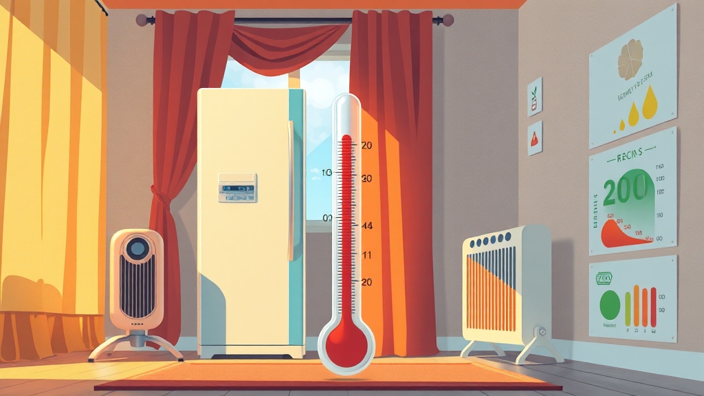 냉난방 효율 높이는 방법 ❄️🔥 (illustration 스타일)