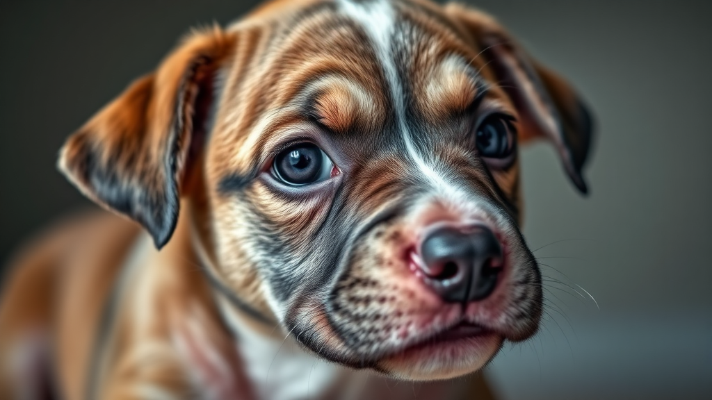 강아지 피부병, 원인별 증상 구분하기 (realistic 스타일)