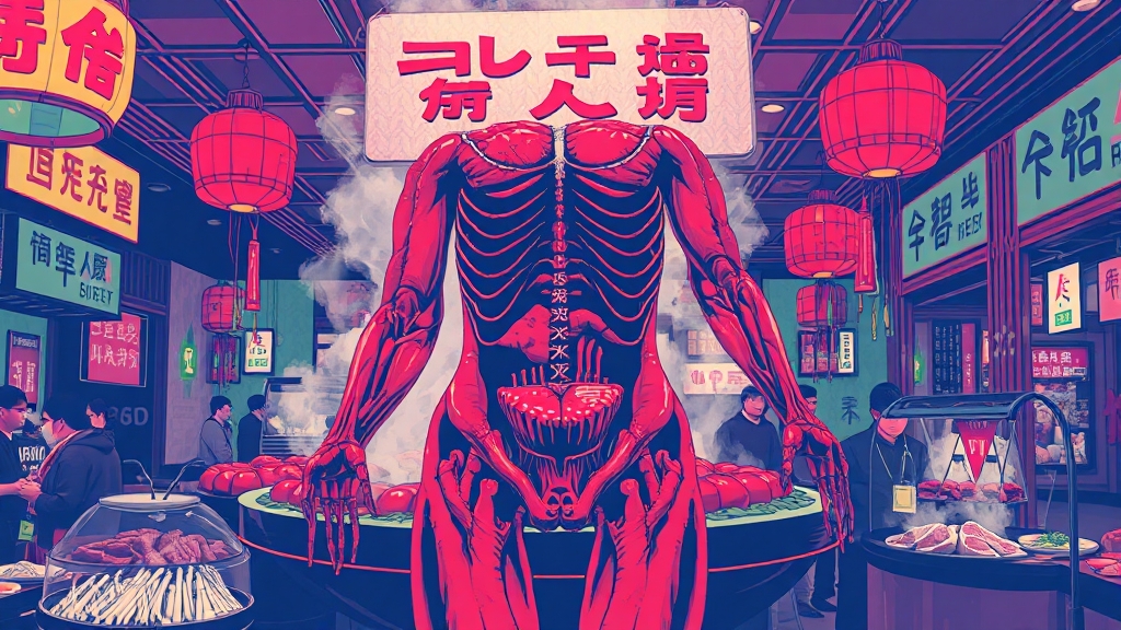 명륜진사갈비, 왜 인기일까? (popart 스타일)