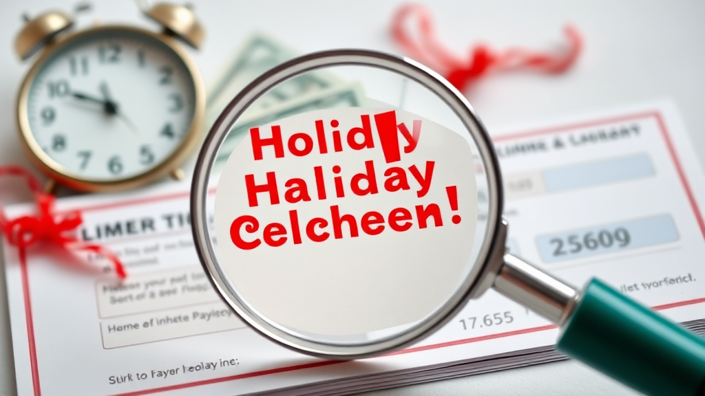 월급에 주휴수당 포함? 확인 필수! (realistic 스타일)