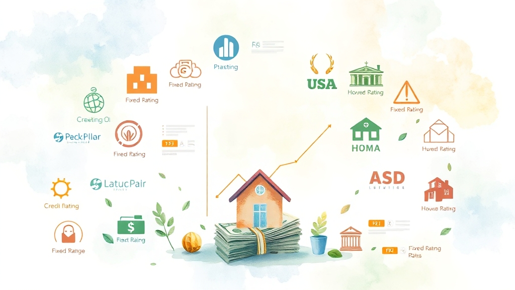 금리 비교: 현명한 선택 (watercolor 스타일)