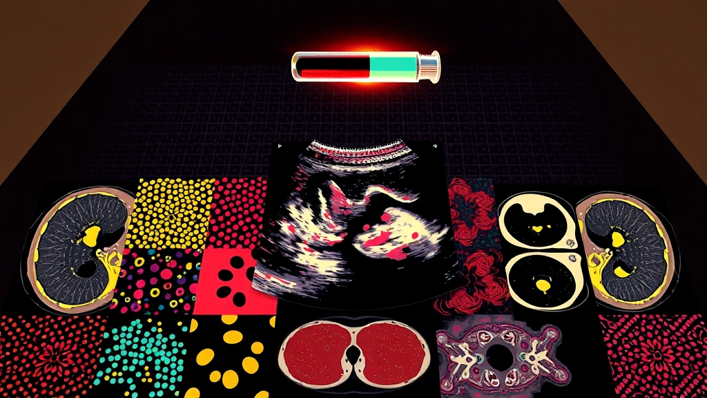 갑상선암 진단, 어떤 검사를 할까? (popart 스타일)