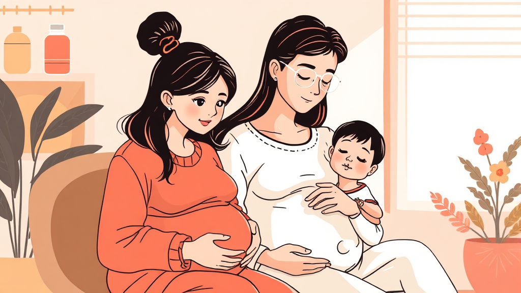 놓치기 쉬운 출산 지원금, 꼼꼼하게 챙기는 방법 (illustration 스타일)