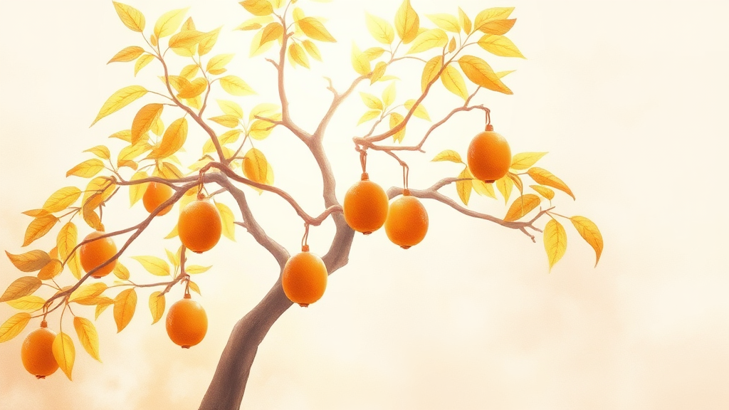 돈나무 키우기, 뭘까요? (watercolor 스타일)