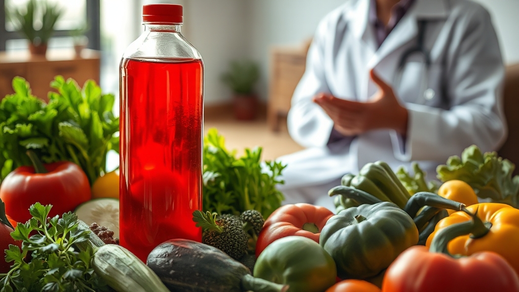 혈뇨, 어떻게 예방하고 관리할까? (realistic 스타일)