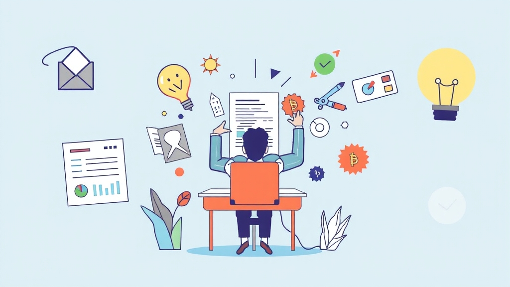 채용 준비 팁 및 주의사항 (illustration 스타일)