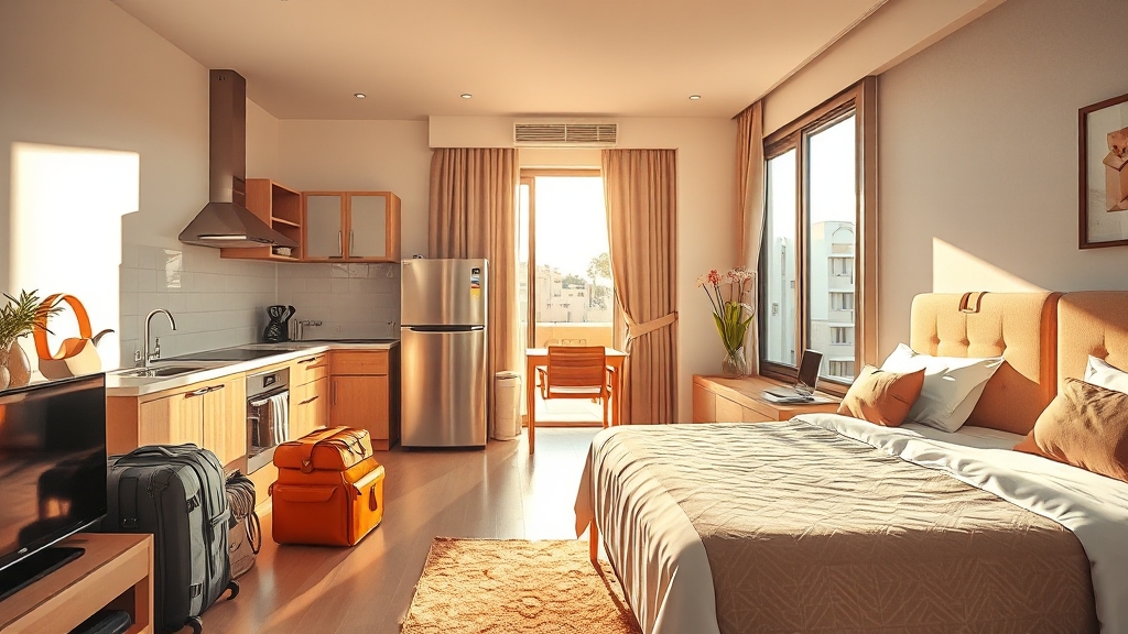 다낭 숙소 선택: 호텔 vs 아파트먼트 (realistic 스타일)